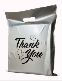 Custom Printed Logo Plastic Shopping Bag With Handle - Image 6