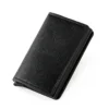 Vintage Leather RFID wallet Aluminum credit card case holder - Image 16