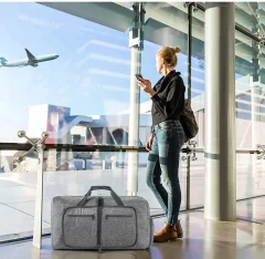 Large capacity folding travel bag sports fitness luggage bag - Image 9