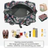 Waterproof printed Single Shoulder Luggage Gym Bag - Image 11