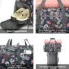 Waterproof printed Single Shoulder Luggage Gym Bag - Image 8