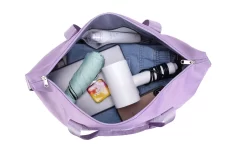 Three-layer expansion multifunctional duffel travel bag with wheels - Image 8