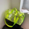 Transparent pvc waterproof beach swimming sports fitness bag lightweight luggage bag - Image 5