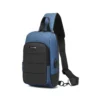 Multifunctional messenger bag USB charging chest bag man bag - Image 5