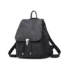 Leather shoulder bag vintage backpack two piece backpack set - Image 10