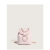 Leather bag diamond lattice shoulder bag chain bucket bag - Image 5