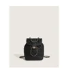 Leather bag diamond lattice shoulder bag chain bucket bag - Image 3