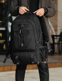 Durable backpack outdoor hiking bag large capacity luggage bag - Image 3