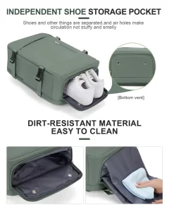 Shoulder bag capacity laptop bag expansion travel luggage bag - Image 5