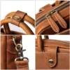 Genuine leather handbag briefcase vintage gift bag laptop handbag - Image 7