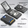 Waterproof Card Pouch Wallet Purse Carbon Fibre Custom Design - Image 5
