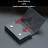 Card Holder Foldable Carbon Fibre Wallet Custom Design gift - Image 4