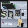 Foldable Card Pouch Metal Wallet Custom gift Anti-theft swipe - Image 4