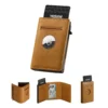 Durable Wallet in Hard Carbon Fibre Anti-theft swipe Card Pouch - Image 4