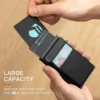 Metal Wallet Business Card Case Aluminum Pop Up Card Holder - Image 5