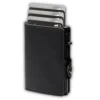 Genuine Leather Metal Wallet RFID Anti-theft Aluminum Purse - Image 5