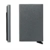 Aluminum Slim Wallet Metal Pop Up RFID Blocking Card Holder - Image 4