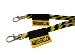 Elastic Polyester Round Lanyard Neck Strap With Logo Custom - Image 6