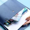 Leather Business Storage Bag Customised Logo A4 Gift File Bag - Image 3