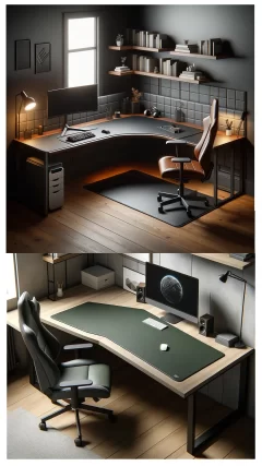Customisable Shape Desk Mouse Pad Waterproof Computer Pad - Image 8